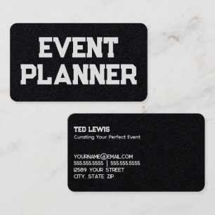 Tarjeta De Visita Organizador de eventos