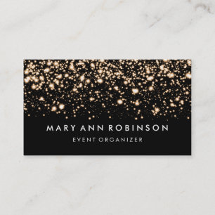 Tarjeta De Visita Organizador elegante del acontecimiento de las