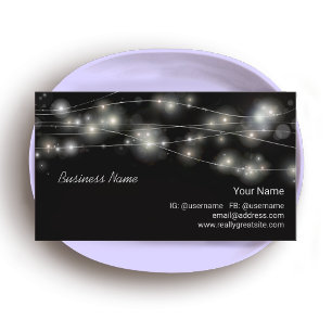 Tarjeta De Visita Órganos cósmicos y estrellas