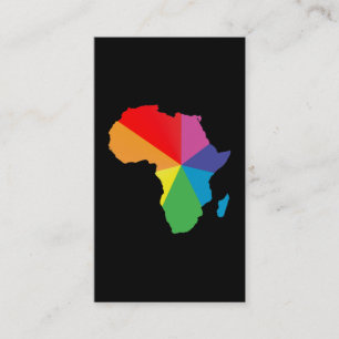 Tarjeta De Visita orgullo africano.