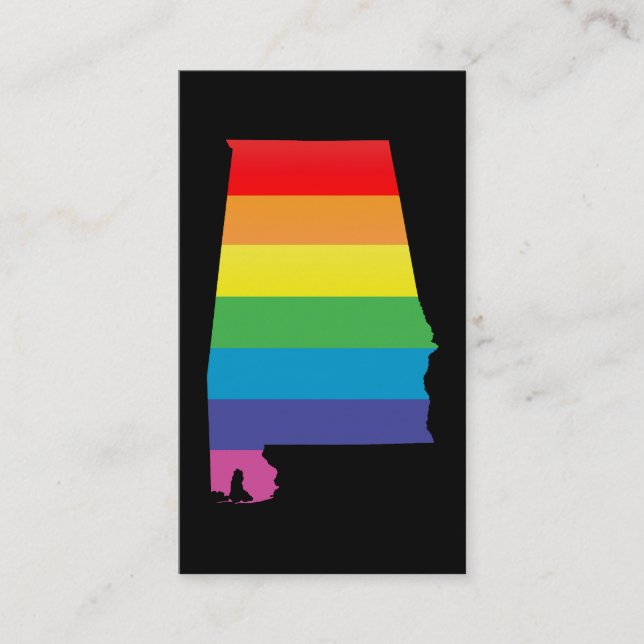 Tarjeta De Visita orgullo alabama (Anverso)