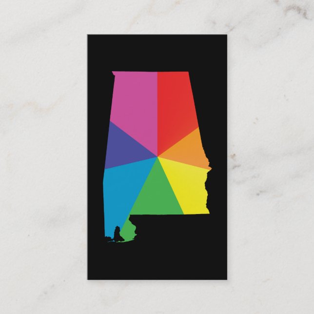 Tarjeta De Visita orgullo alabama (Anverso)
