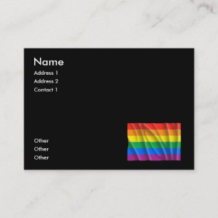TARJETA DE VISITA ORGULLO GAY