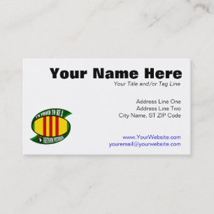 Tarjeta De Visita Orgulloso ser un veterinario de Vietnam