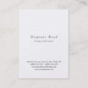 Tarjeta De Visita Original Profesional Elegante Personal Moderno