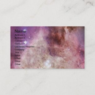 Tarjeta De Visita Orion Nebula rosa
