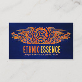 Tarjeta De Visita Ornamento de sol de mano de origen étnico