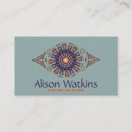 Tarjeta De Visita Ornamento étnico