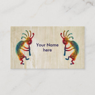 Tarjeta De Visita Ornamentos de KOKOPELLI + tus ideas