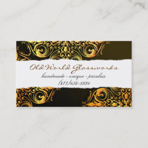 Tarjeta De Visita Oro afiligranado