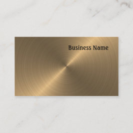 Tarjeta De Visita Oro cepillado