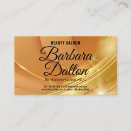 Tarjeta De Visita Oro de Terracota Beige. Accesorios para empresas