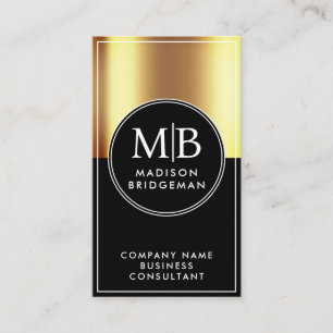 Tarjeta De Visita Oro Metalizado Personalizado Profesional