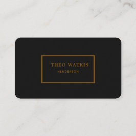 Tarjeta De Visita Oro negro edición código qr