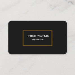 Tarjeta De Visita Oro negro edición código qr