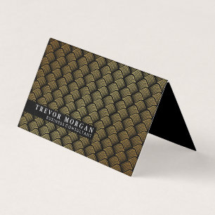 Tarjeta De Visita Oro profesional Lux Weave