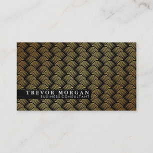 Tarjeta De Visita Oro profesional Lux Weave