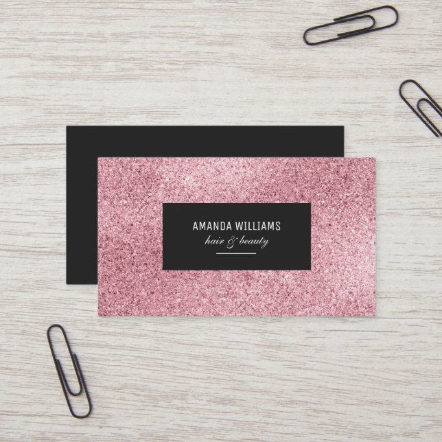 Tarjeta De Visita Oro rosa (Anverso/Reverso In Situ)