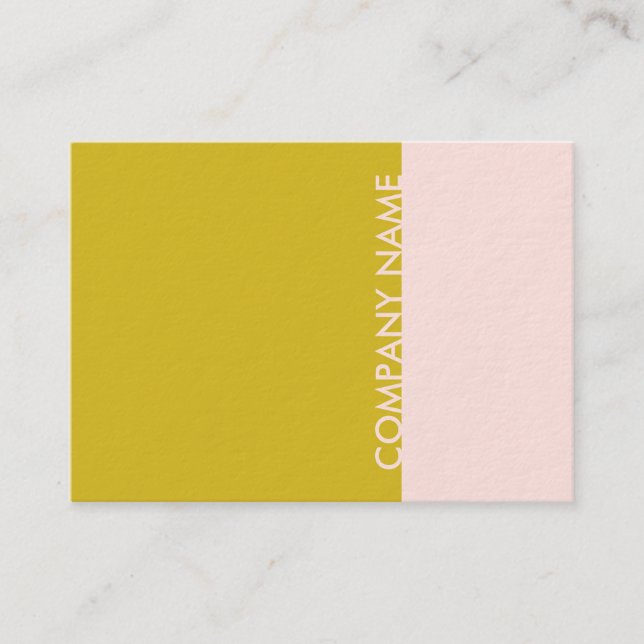 Tarjeta De Visita Oro rosa moderno (Anverso)