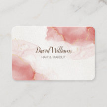 Oro Rosa Moderno Arte Líquido Acuarela Comercial C