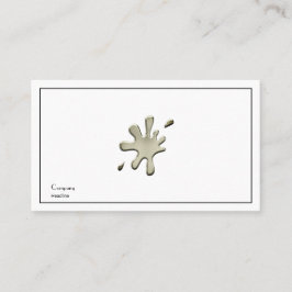 Tarjeta De Visita Oro Splash