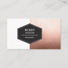 Tarjeta De Visita Oro subió polígono