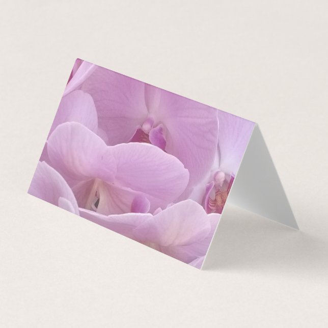 Tarjeta De Visita Orquídeas (Anverso)
