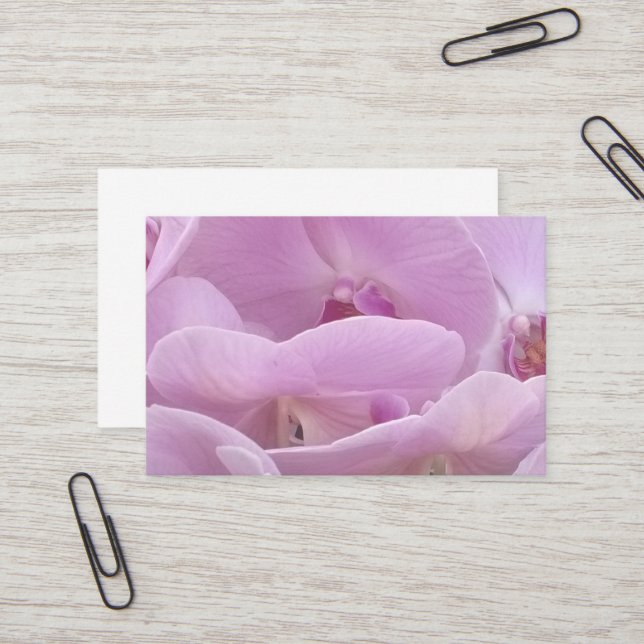 Tarjeta De Visita Orquídeas (Anverso/Reverso In Situ)