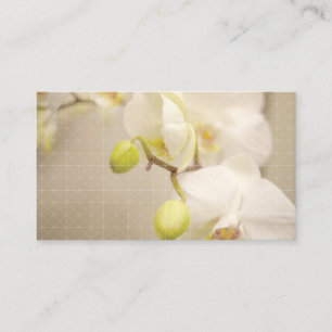 Tarjeta De Visita Orquídeas Serenas
