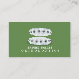 Tarjeta de visita ortodoncista/dentista