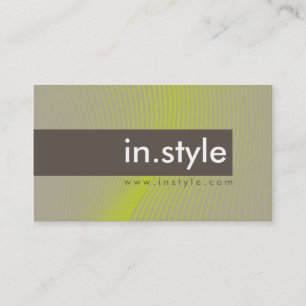 TARJETA DE VISITA:: oscilación moderna de moda L8