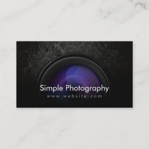 Tarjeta de visita oscura de la fotografía de la
