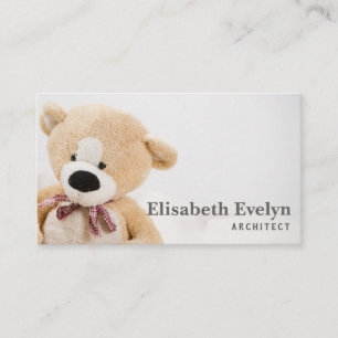 Tarjeta De Visita Oso de peluche