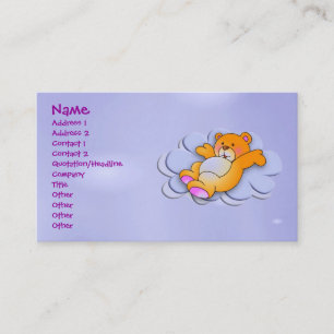 Tarjeta De Visita Oso dulce
