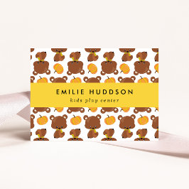 Tarjeta De Visita Osos Cubiertos, Centro de Juegos Infantiles, Centr