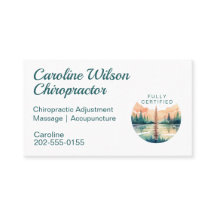 Osteopath Quiropráctico Fisioterapeuta acuarela