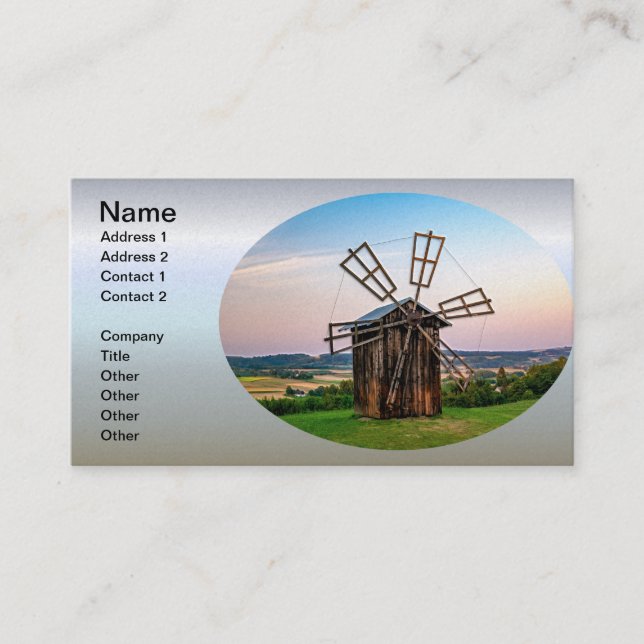 Tarjeta De Visita Othouse Windmill (Anverso)