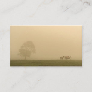 Tarjeta De Visita Ovejas en niebla