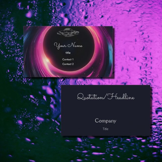 Tarjeta De Visita OVNI en el agujero negro (Subido por el creador)