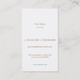 Tarjeta De Visita owl フクロウ名刺