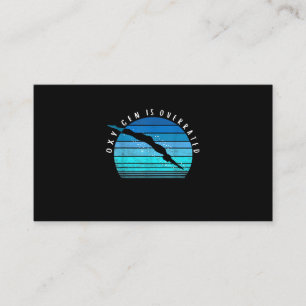 Tarjeta De Visita Oxygen Es Sobrevalorado Regalos De Nadador Entrena