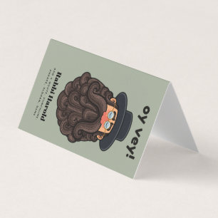 Tarjeta De Visita ¡OYE VEY! Gracioso RABBI Peronalizado