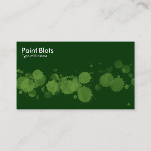 Tarjeta De Visita Paint Blogs - Aguacate Green en Dk Green