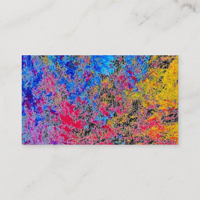 Tarjeta De Visita Paint Business Card (Reverso)