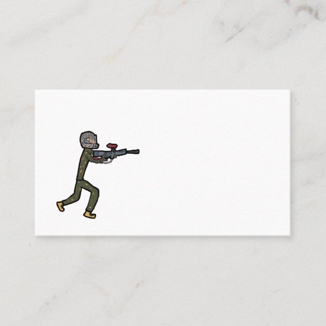 Tarjeta De Visita Paintball (Anverso)