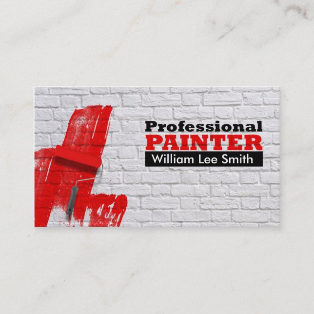 Tarjeta De Visita Painter Business card (Anverso)