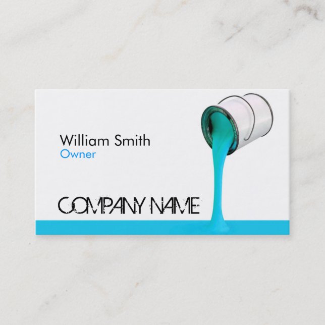Tarjeta De Visita Painter Business Card (Anverso)