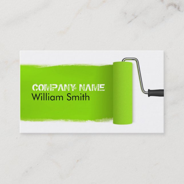 Tarjeta De Visita Painter Business Card (Anverso)