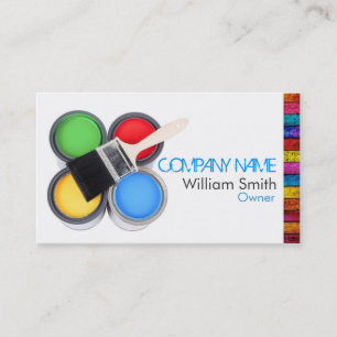 Tarjeta De Visita Painter Business Card