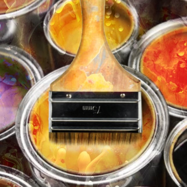 Tarjeta De Visita Painting Job Cans of Paint Painter Business Card (Subido por el creador)